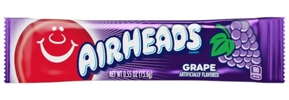 Airheads - Soft Chewy Candy - USA - All Flavors - Full Size Bar - 15.6g