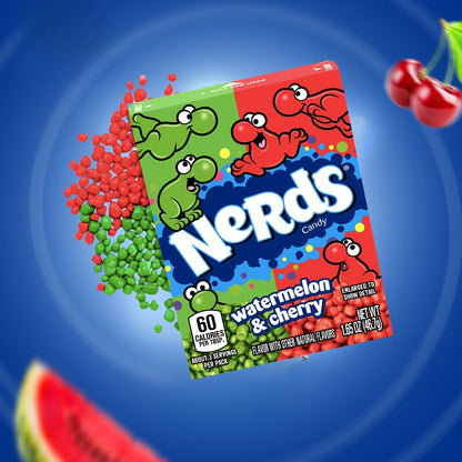 Nerds - Candy - Watermelon & Cherry - Grape & Strawberry - 46g - USA