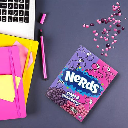 Nerds - Candy - Watermelon & Cherry - Grape & Strawberry - 46g - USA