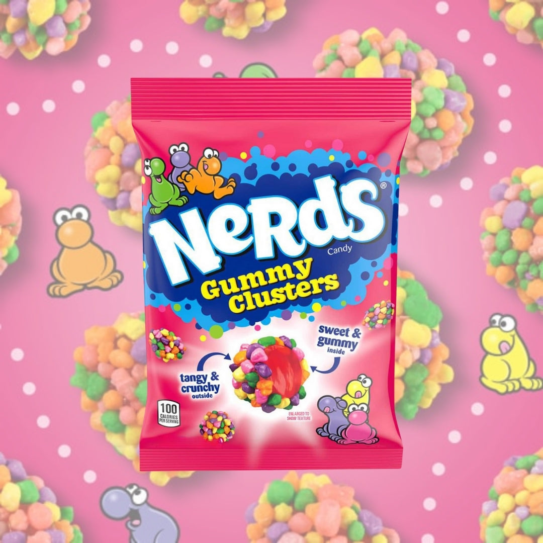 Nerds - Candy - Watermelon & Cherry - Grape & Strawberry - 46g - USA