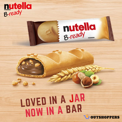 Nutella Ferrero B- Ready, Wafer Coated Chocolate Biscuits - 22g Each and 6 Pack