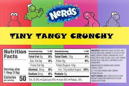 Nerds - Candy - Watermelon & Cherry - Grape & Strawberry - 46g - USA