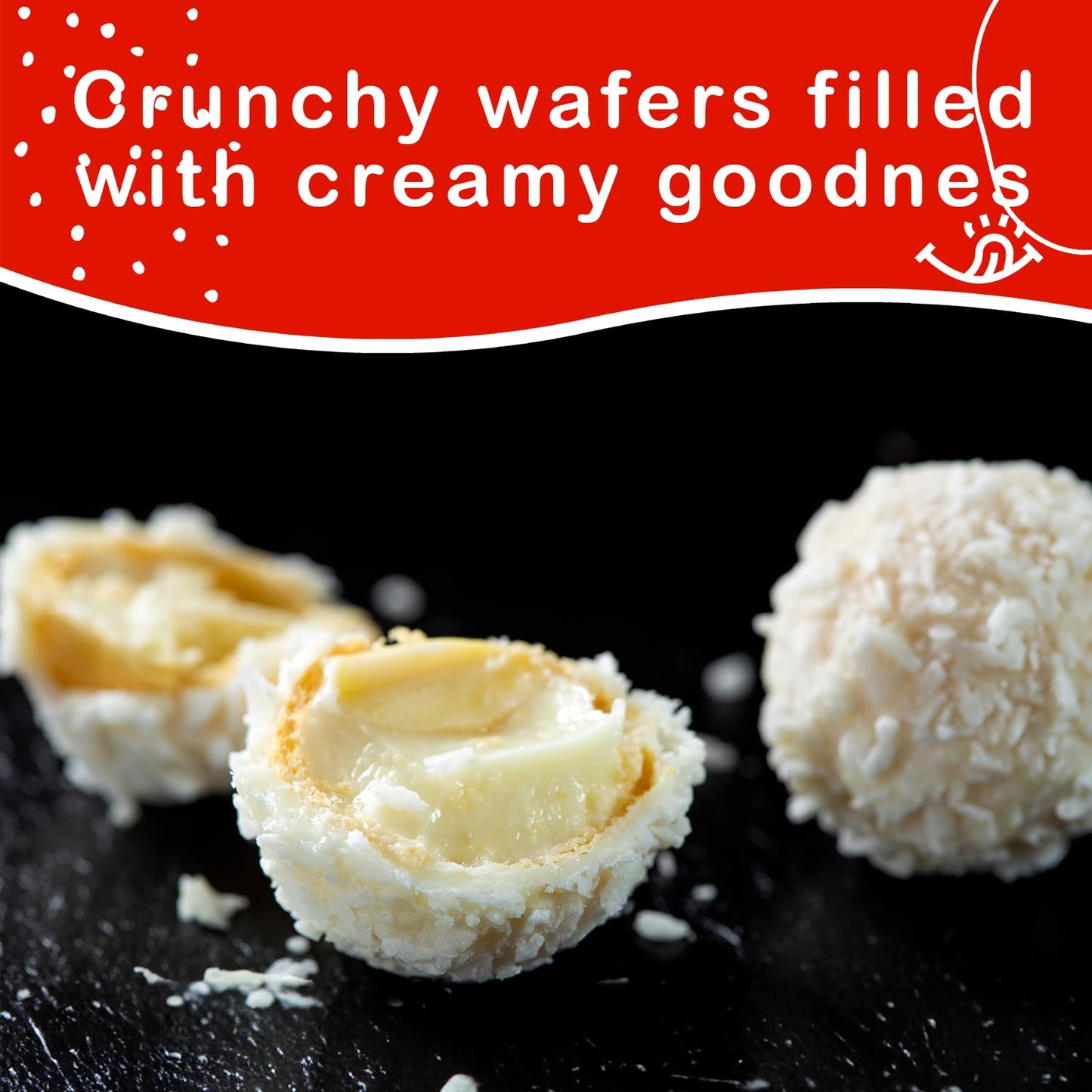 Ferrero Rocher Raffaello - Premium Gourmet White Almond, Cream And Coconut Treat