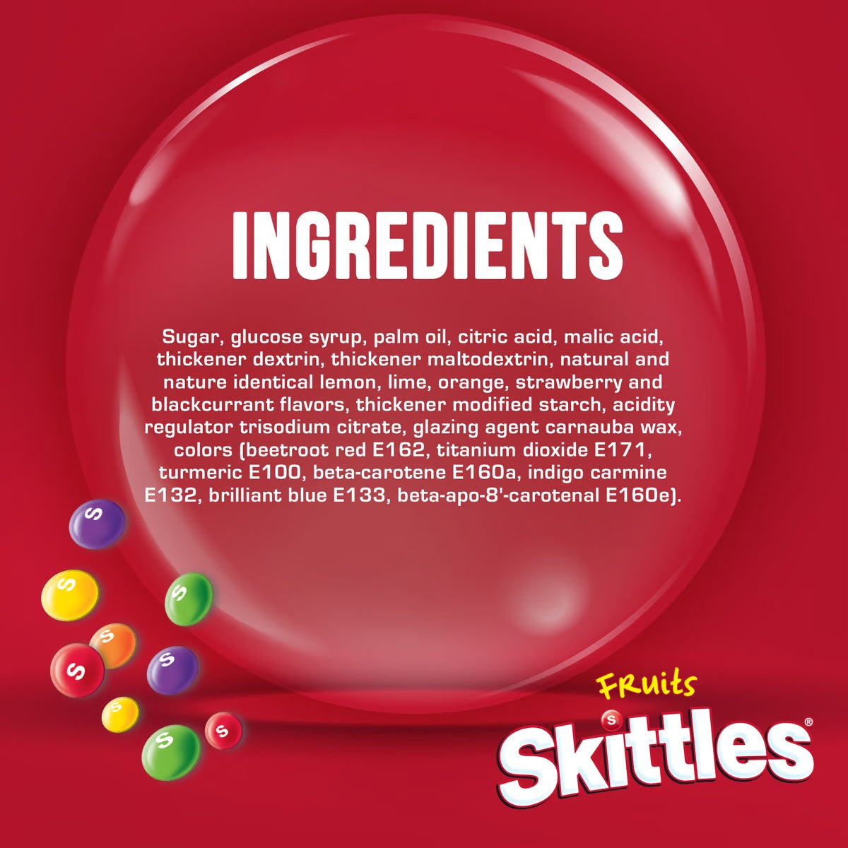 Skittles - Original - All Flavors - Fruits - Crazy Sours - Wild Berry - Tropical - Desserts (USA, Europe and Middle East)