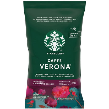 STARBUCKS - Ground Coffee, 100% Arabica (70 Grams / 2.5 oz) - USA